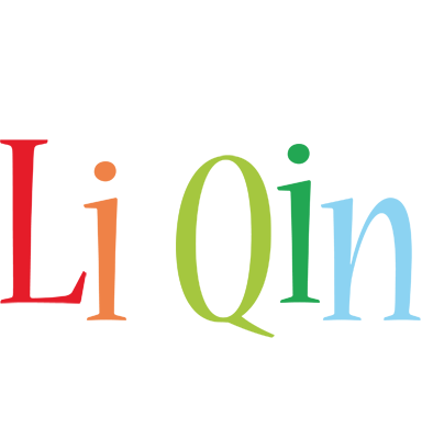 Li Qin birthday logo